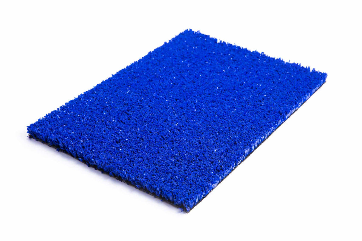FieldTurf Super Shield blue sled track turf