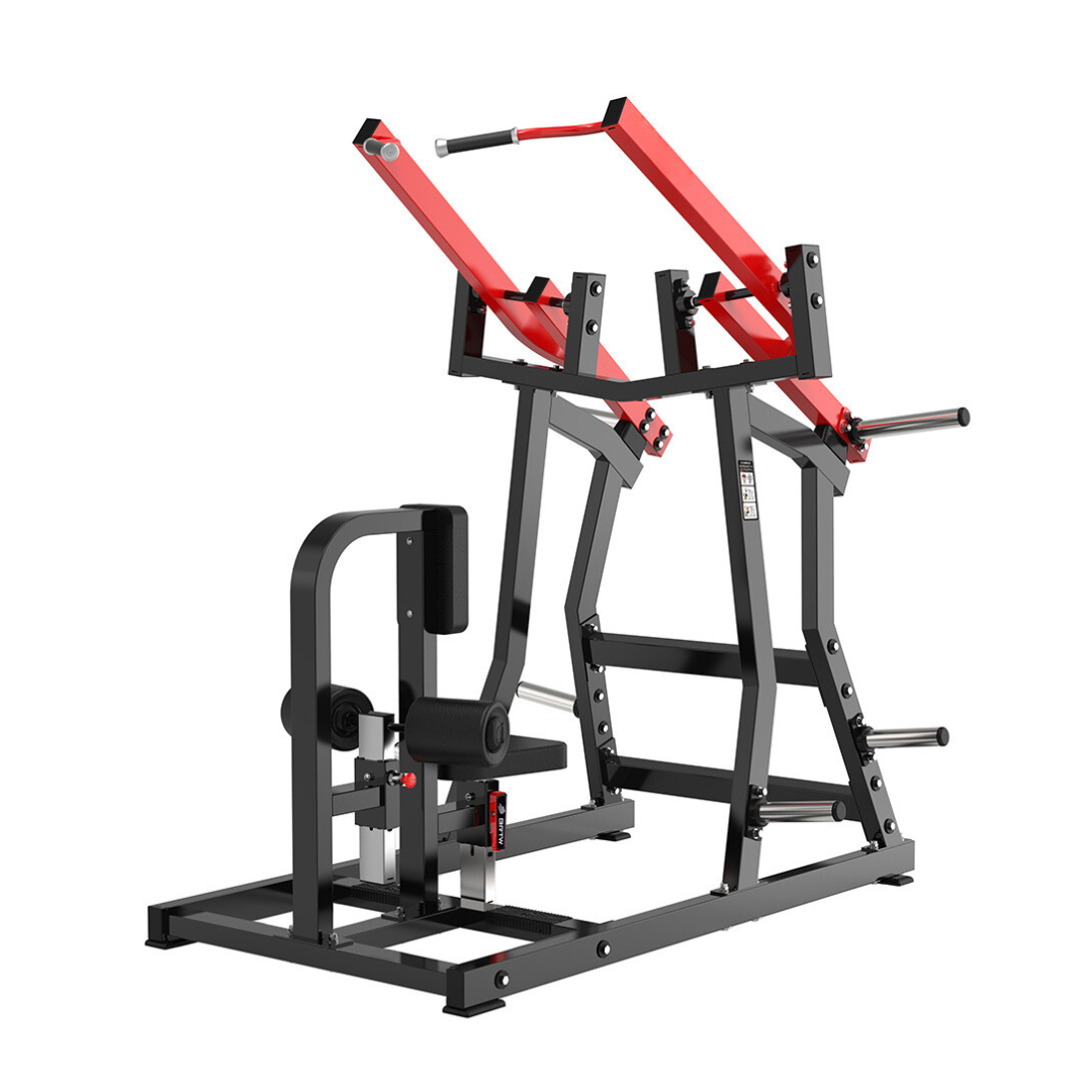 &quot;Plate-loaded front lat pulldown machine for home gyms&quot;
