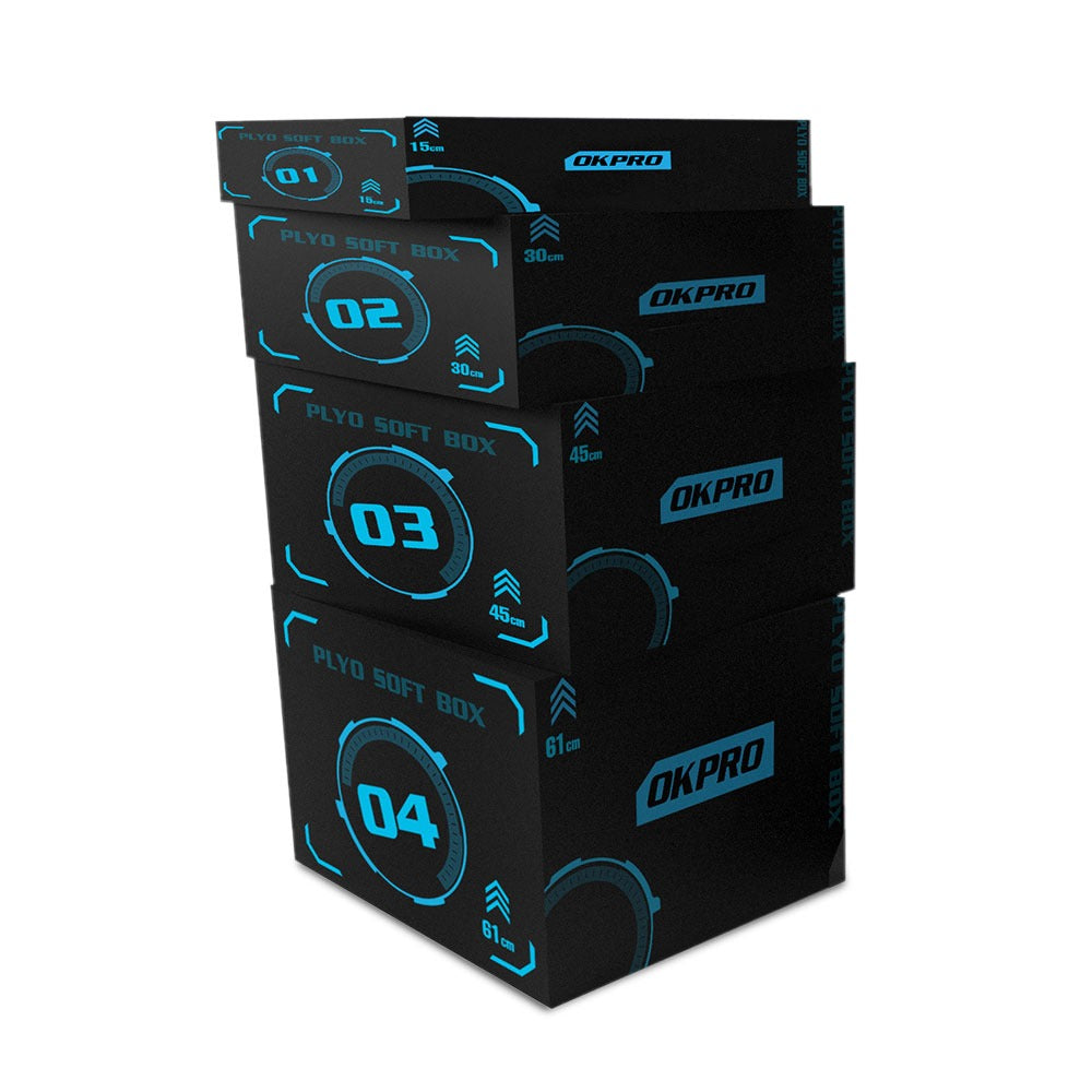 HD Modular Foam Plyo Box | Set of 4 By Fitness Hero
