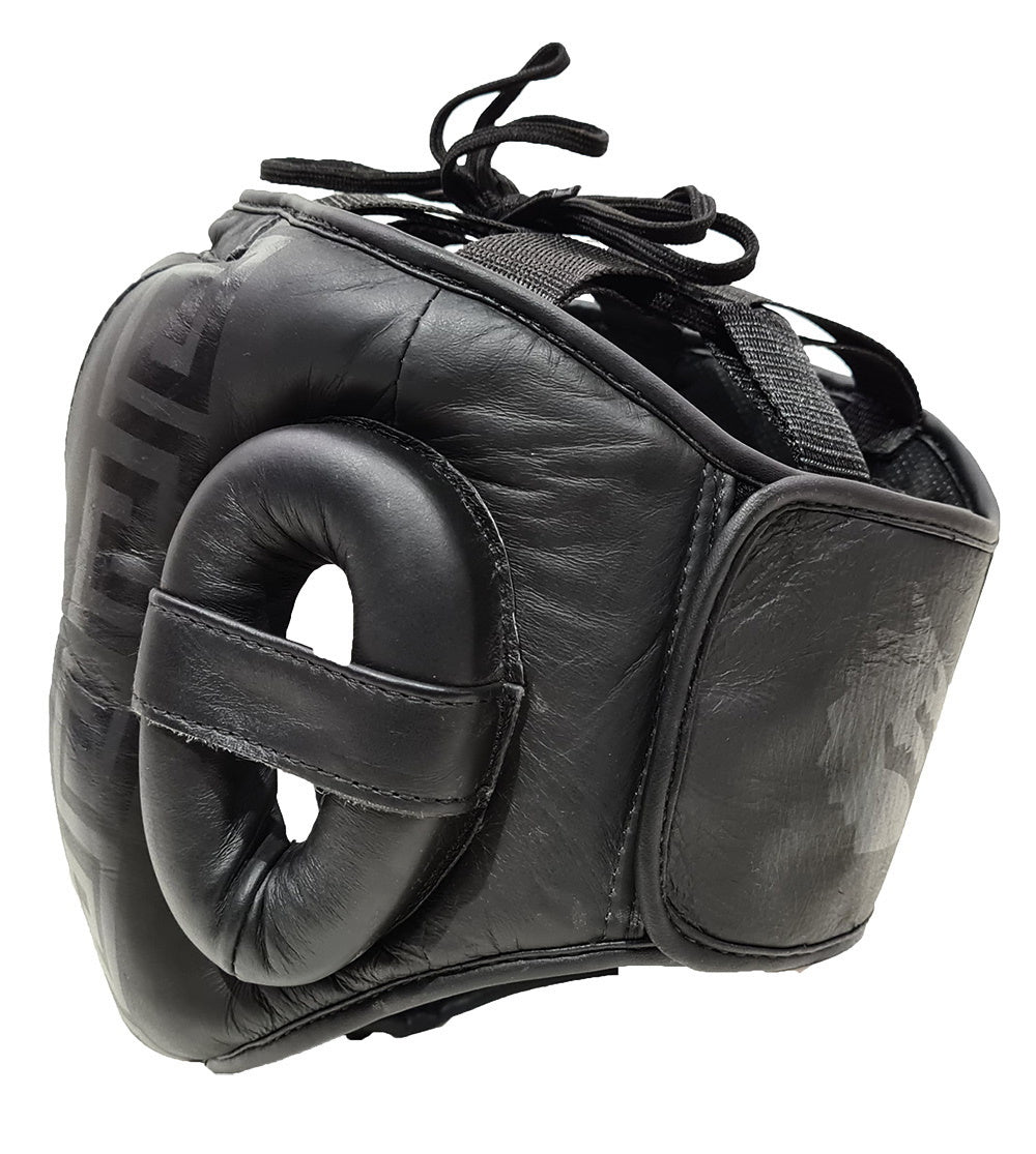 Morgan B2 Bomber head guard overhead lacing
