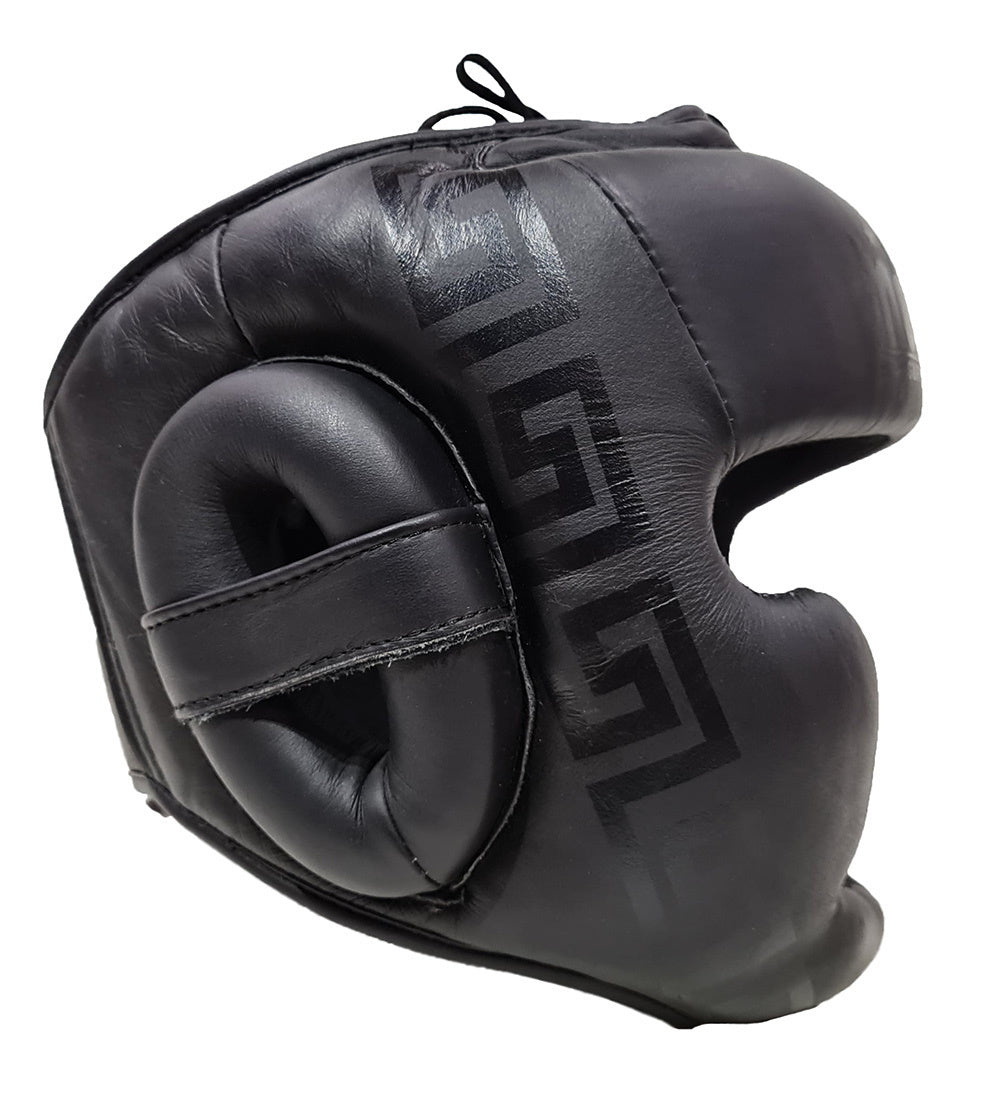 Morgan B2 Bomber leather full face head guard