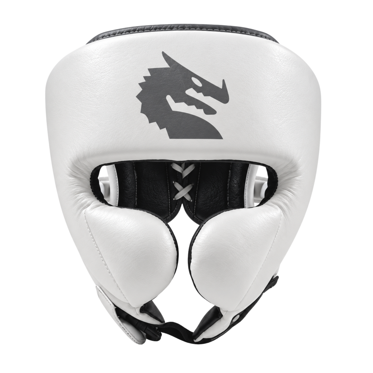 Morgan White Knight Combat Head Guard front view