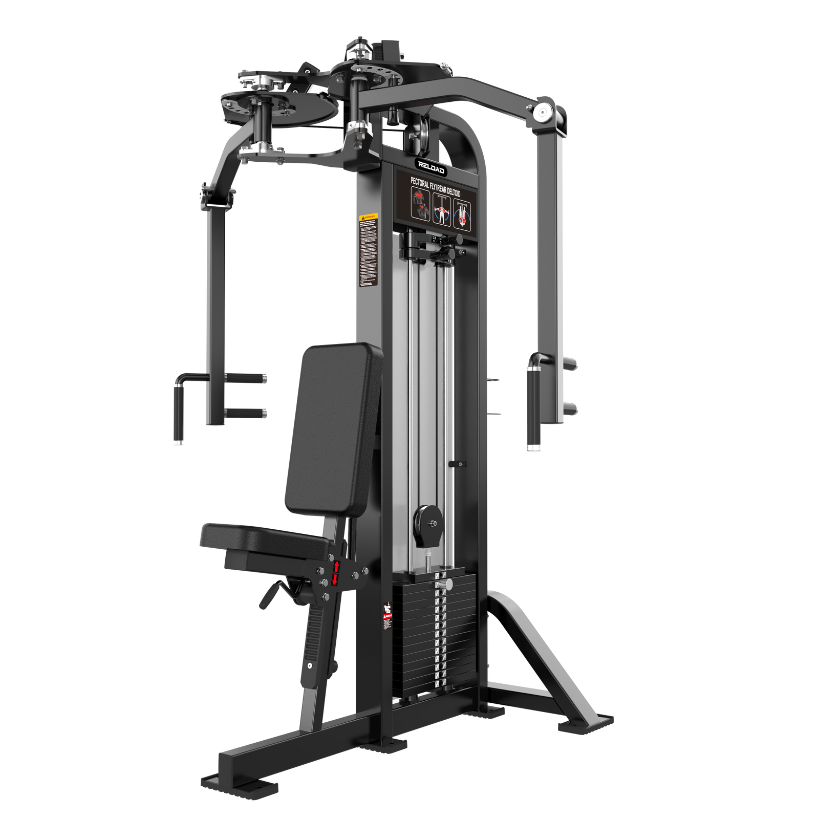 HS-X Series Pin Loaded Pearl Delt Pec Fly Machine HS02 - Fitness Hero