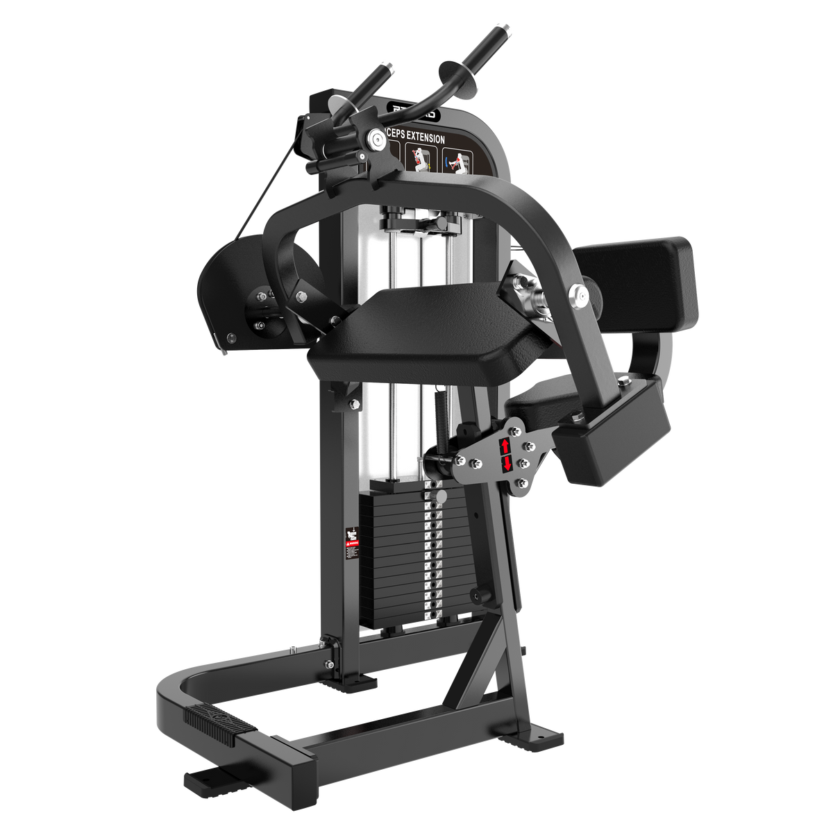 Reload HS-X Series tricep extension pin loaded machine HS10 - seated commercial tricep press