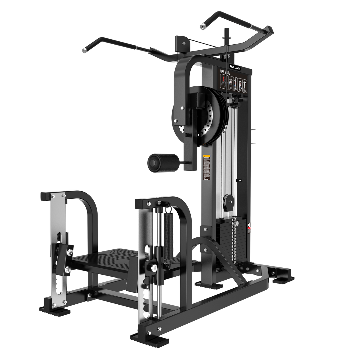 Reload HS-X Series multi hip and glute pin loaded machine HS20 - standing four-way hip trainer