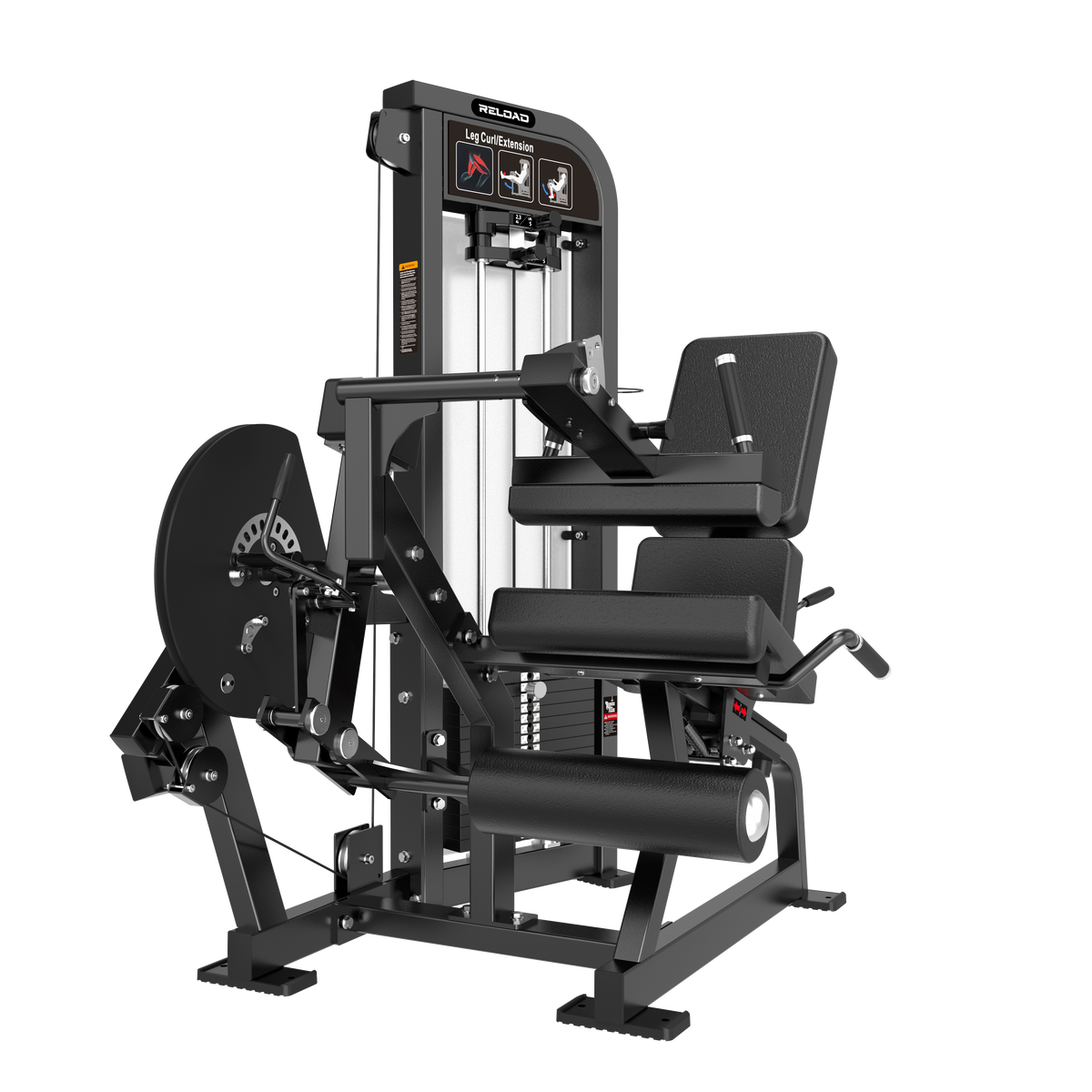 Reload HS-X Series seated leg curl and extension pin loaded machine HS31 - dual-function commercial leg machine