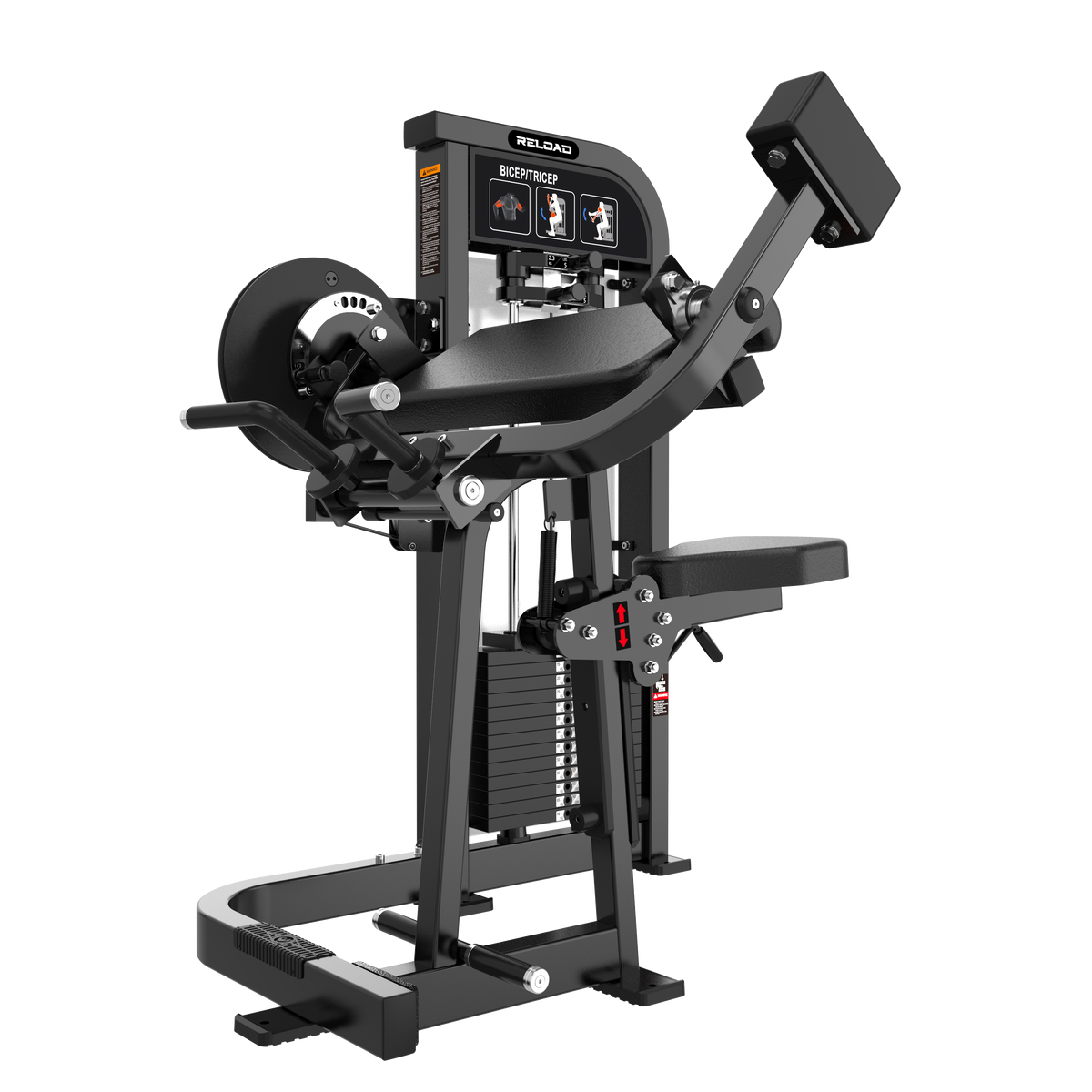 Reload HS-X Series bicep and tricep pin loaded machine HS34 - dual-function commercial arm machine