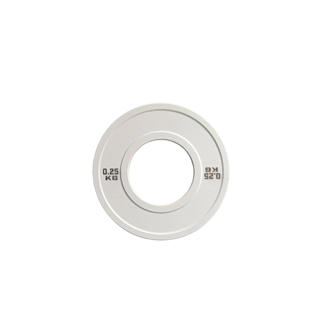 Reload cast iron fractional plates full set - colour coded Olympic change plates 0.25kg to 2.5kg