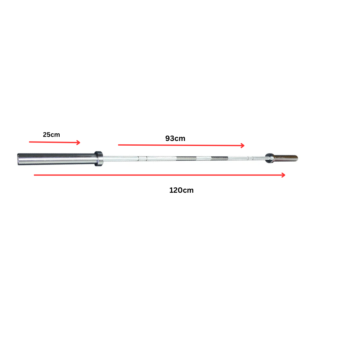 RELOAD | 1.2m Olympic Barbell | 8kg | 400lb Max Load - Fitness Hero Brand new