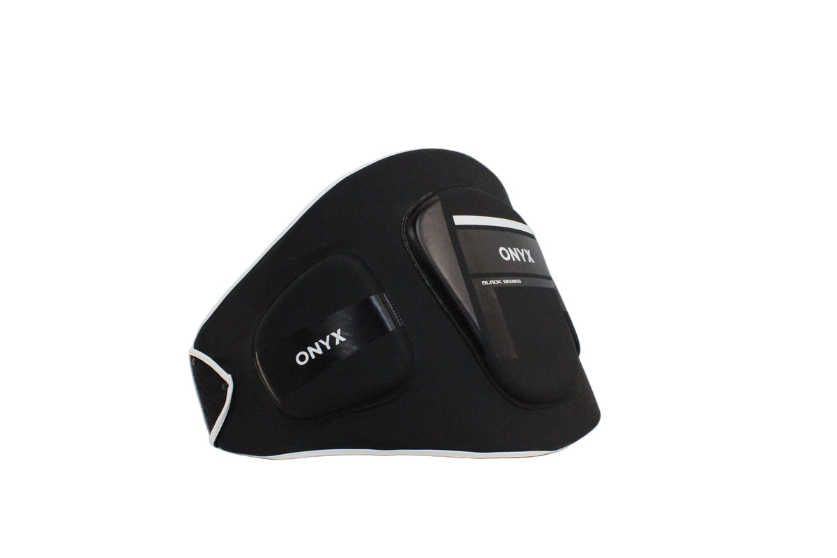 Onyx Black Series belly pad for boxing and Muay Thai body protection