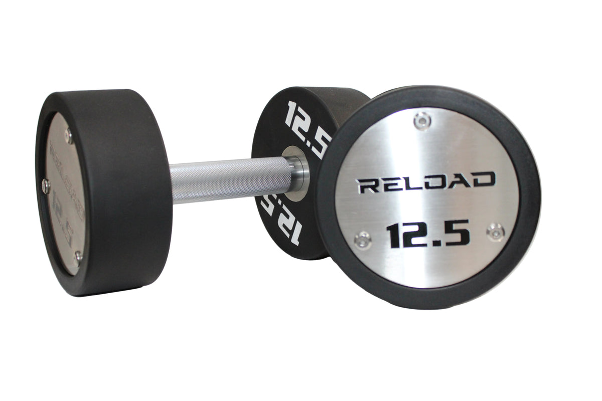 Reload premium round dumbbell set - 12.5kg Pair
