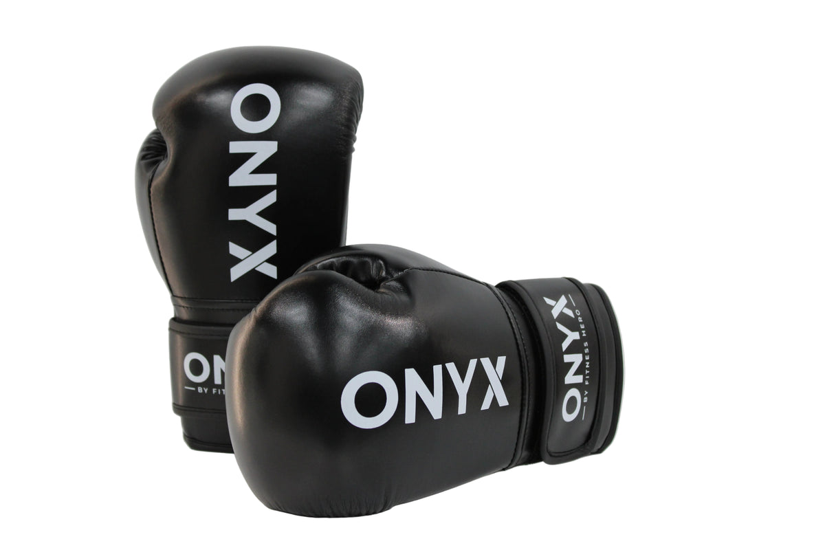 Onyx Kids Boxing Gloves Black Fitness Hero