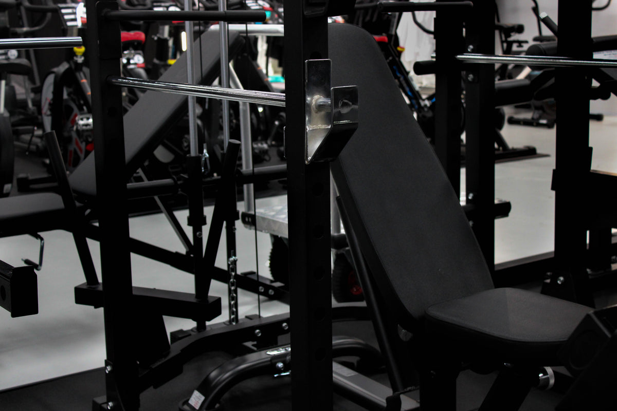 Commercial Grade Power Rack fitness hero weightlifting gym equipment