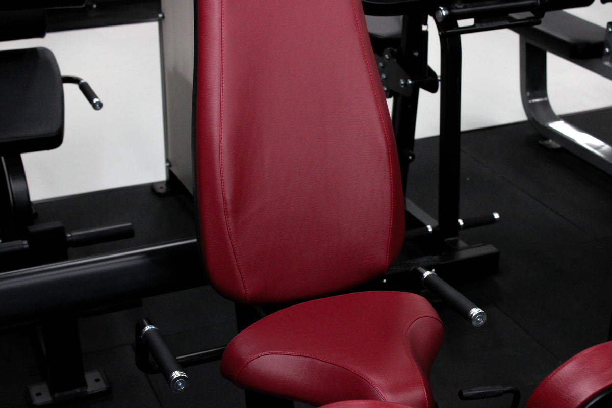 The Thigh Abductor &amp;amp; Adductor Machine, dual-function machine, abductor and adductor exercises, leg workout.