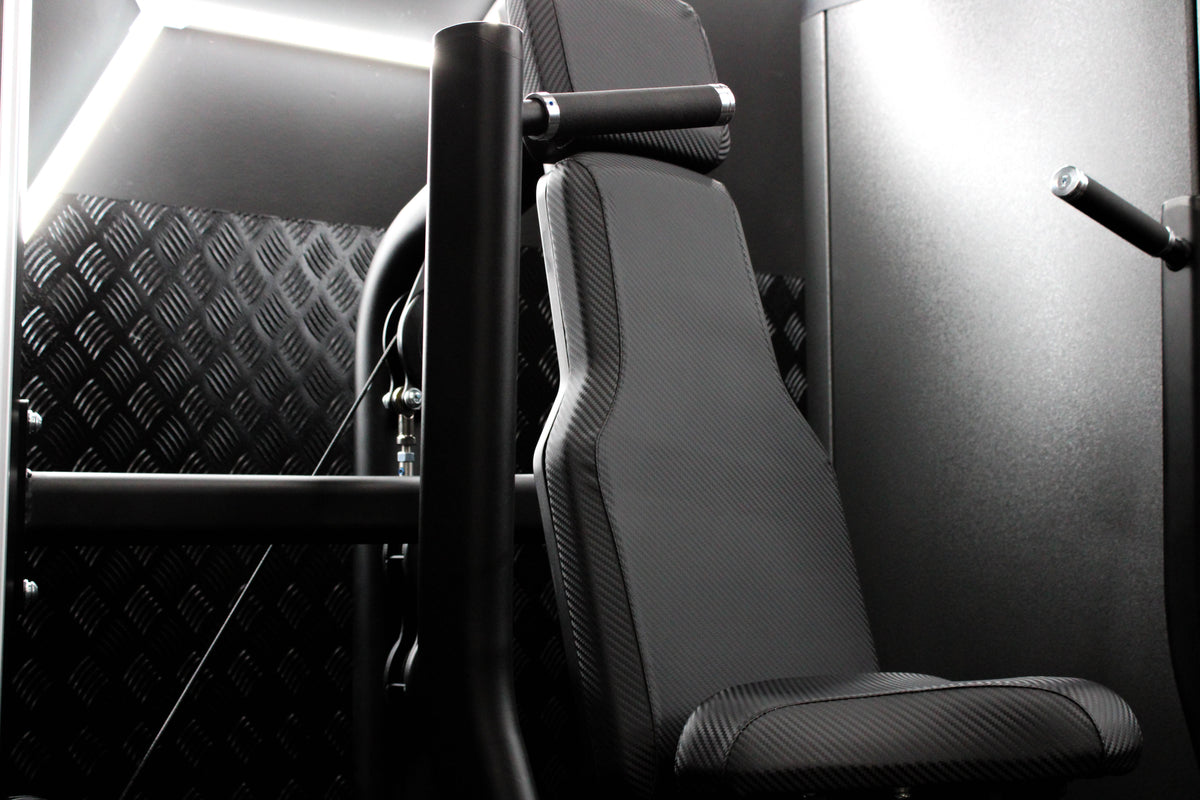 Legacy Series fitness hero Seated Chest Press weightlifting gym equipment 