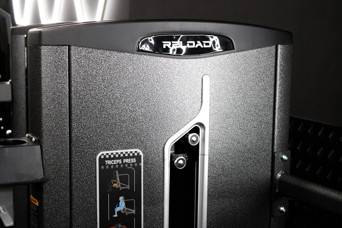 Commercial Seated Dip Machine with Metal Stack - Fitness Hero