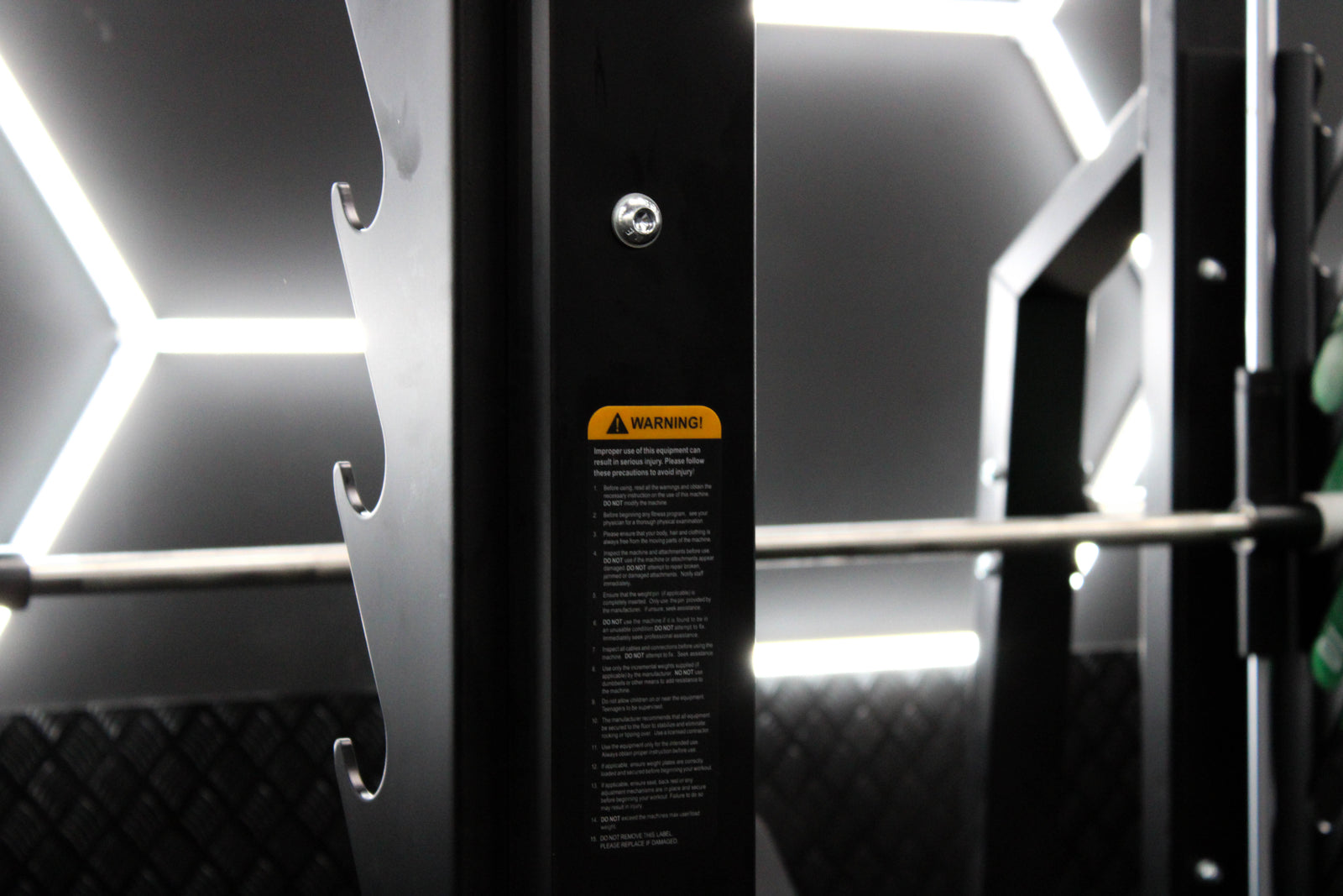 Synergy Series 3D Smith Machine with dual-axis barbell movement

