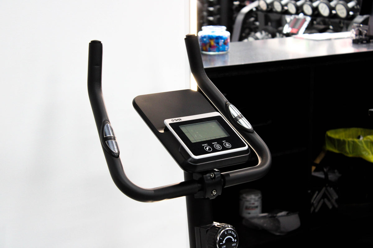 Flo Motion Upright Bike with adjustable seat and handlebars Close view
