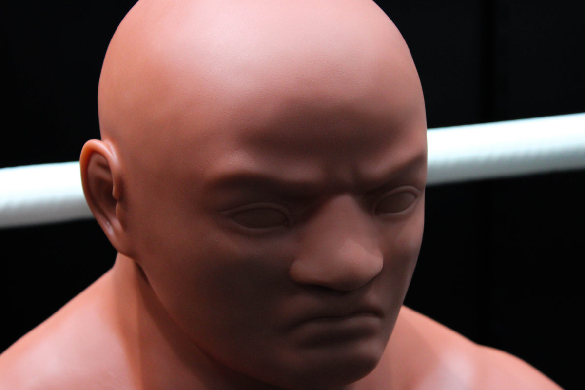 Adjustable freestanding BOB punching dummy close up