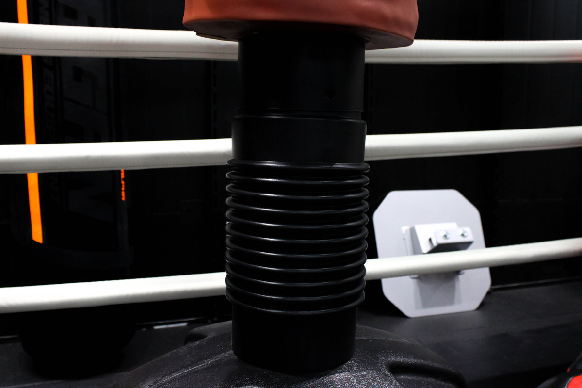Adjustable freestanding BOB punching dummy close up