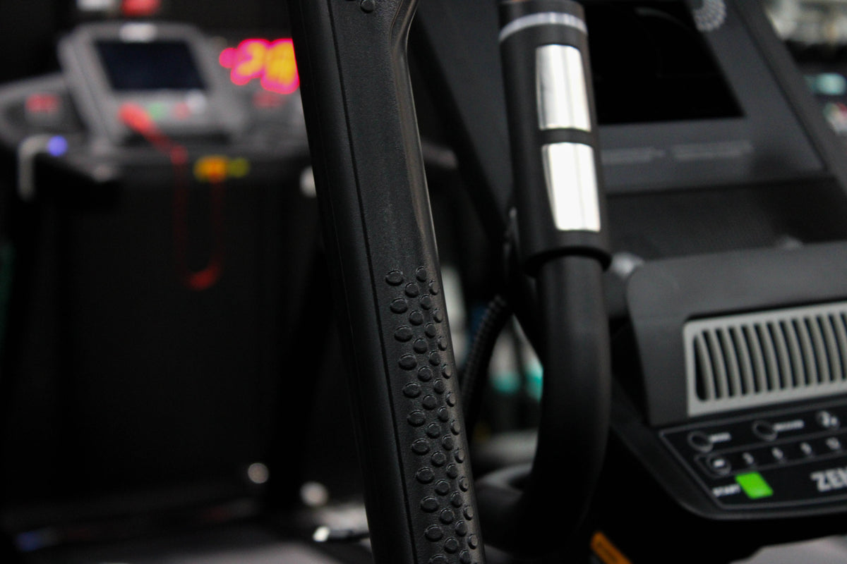 Self-generating elliptical cross trainer with built-in fan and USB port