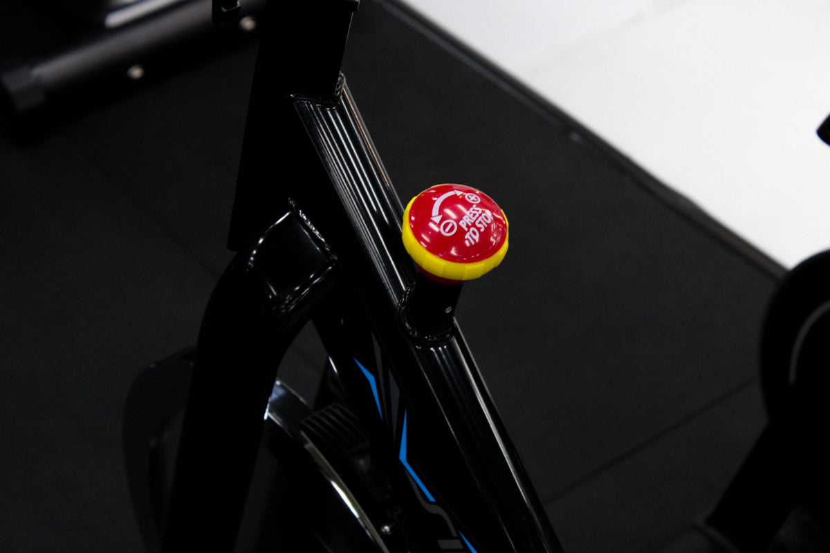 Orbit sierra spin bike cardio gym equipment close up