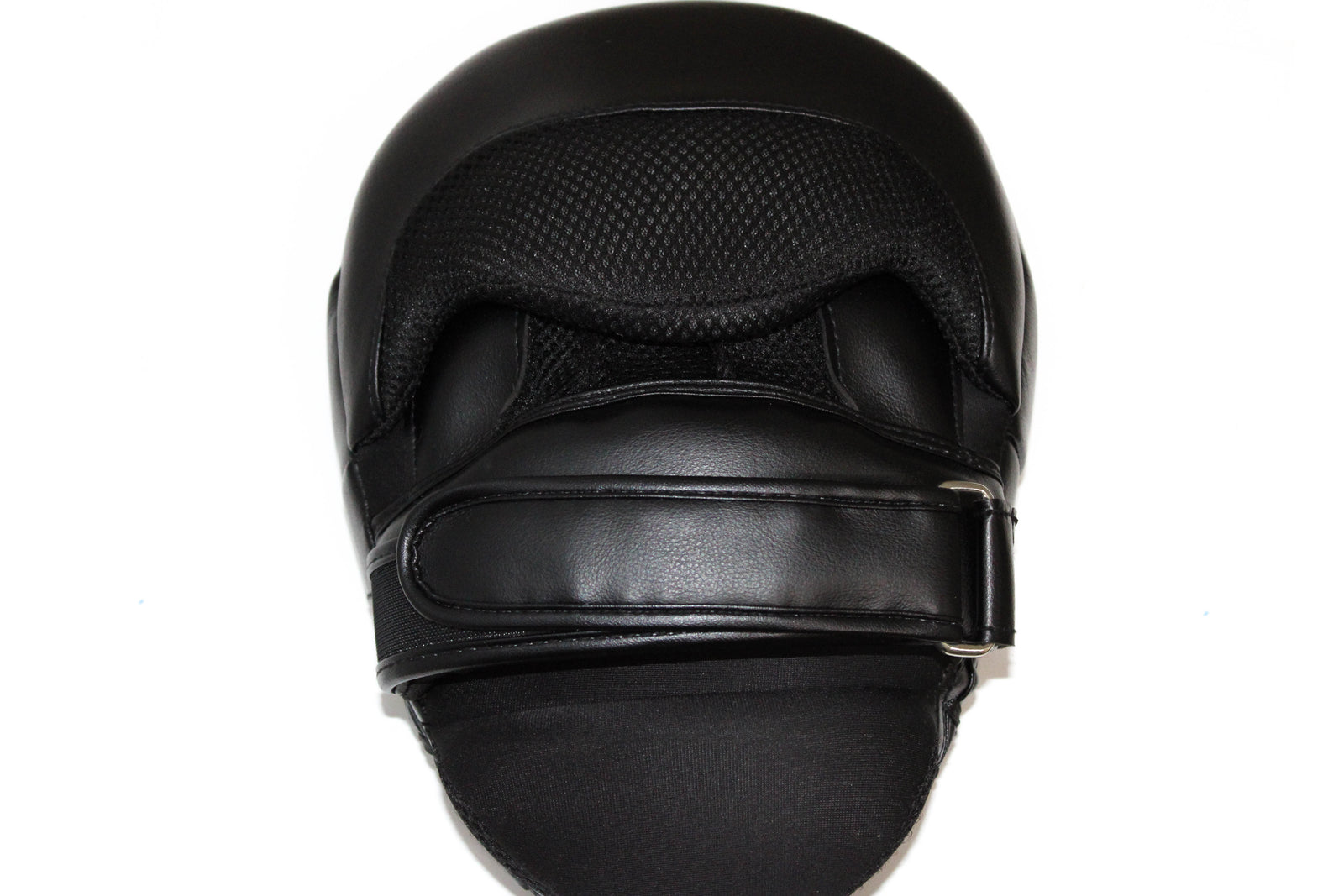 Onyx Black Series curved boxing focus mitts with wrist strap
