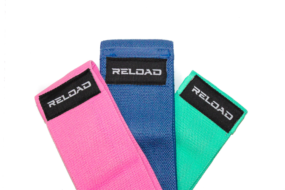 Reload Glute Bands in 3 colours and strengths 
