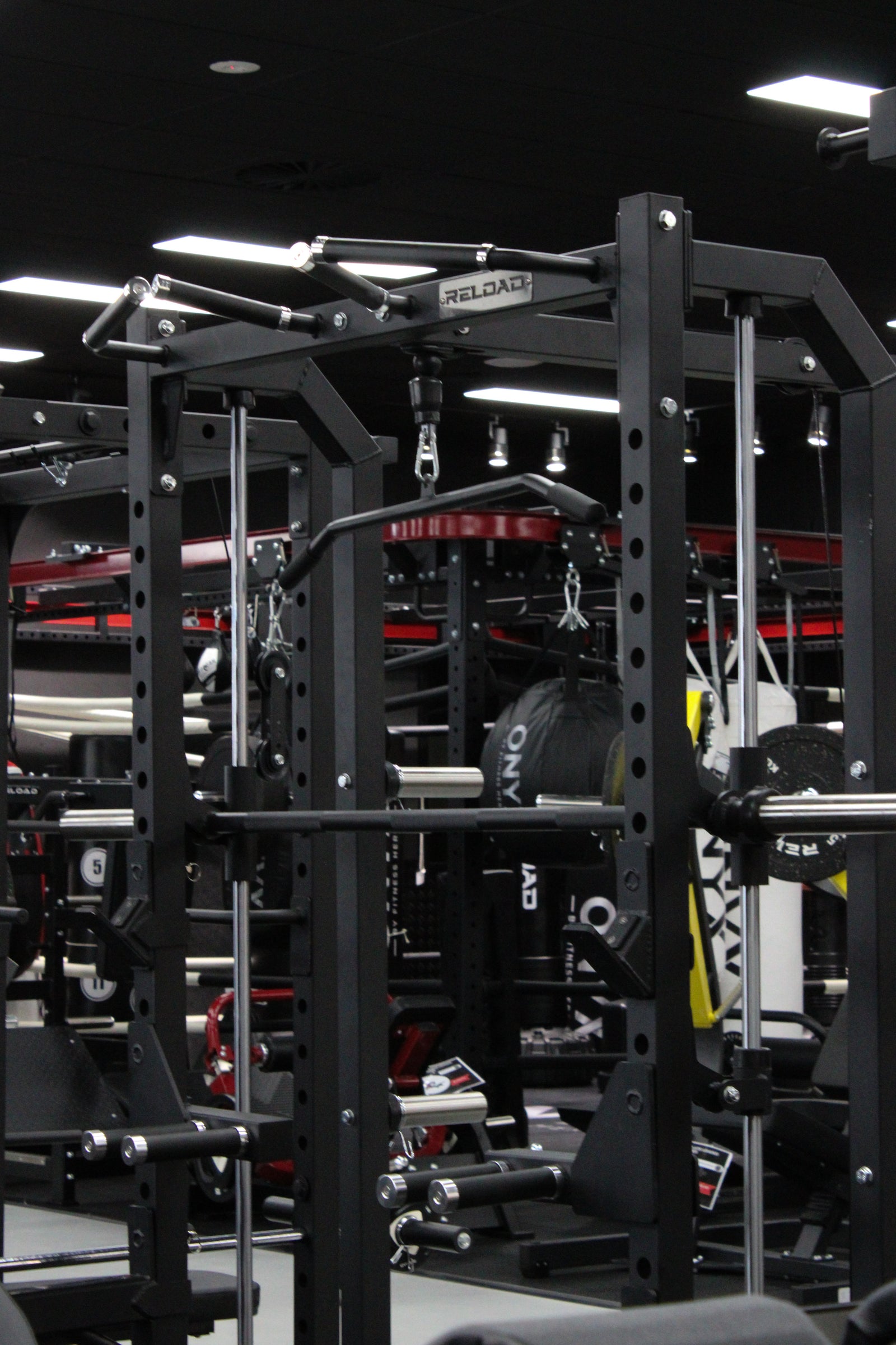 Reload 3-in-1 Smith Machine with Lat Pulldown and Row – Commercial Gym Station