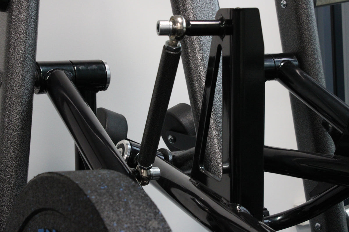 Vortex lay down chest press plate loaded weightlifting gym equipment