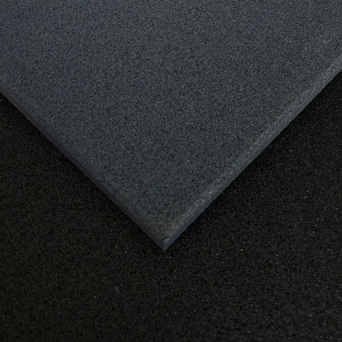 500mm x 500mm x 20mm Grey Rubber Gym Flooring - Commercial Grade