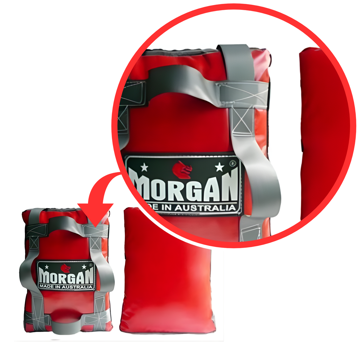 Morgan Wall &amp; Hand Boxing Target Pillow Pad, alternate view