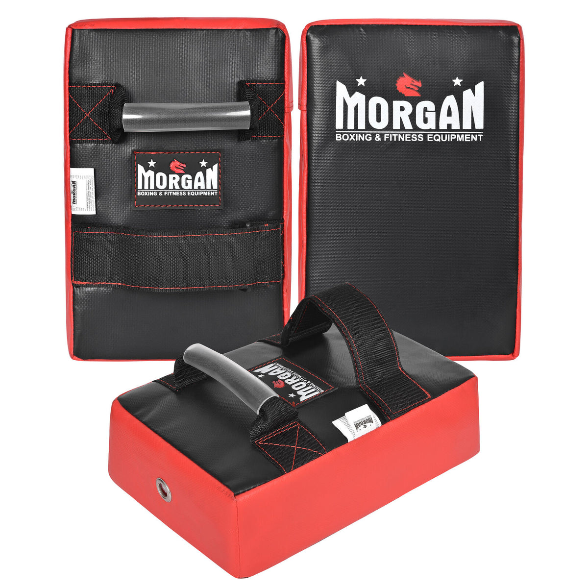 Morgan Square Hand Target Pads, pair, front view