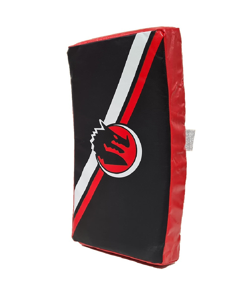 Morgan Classic junior curved strike shield in red and black
