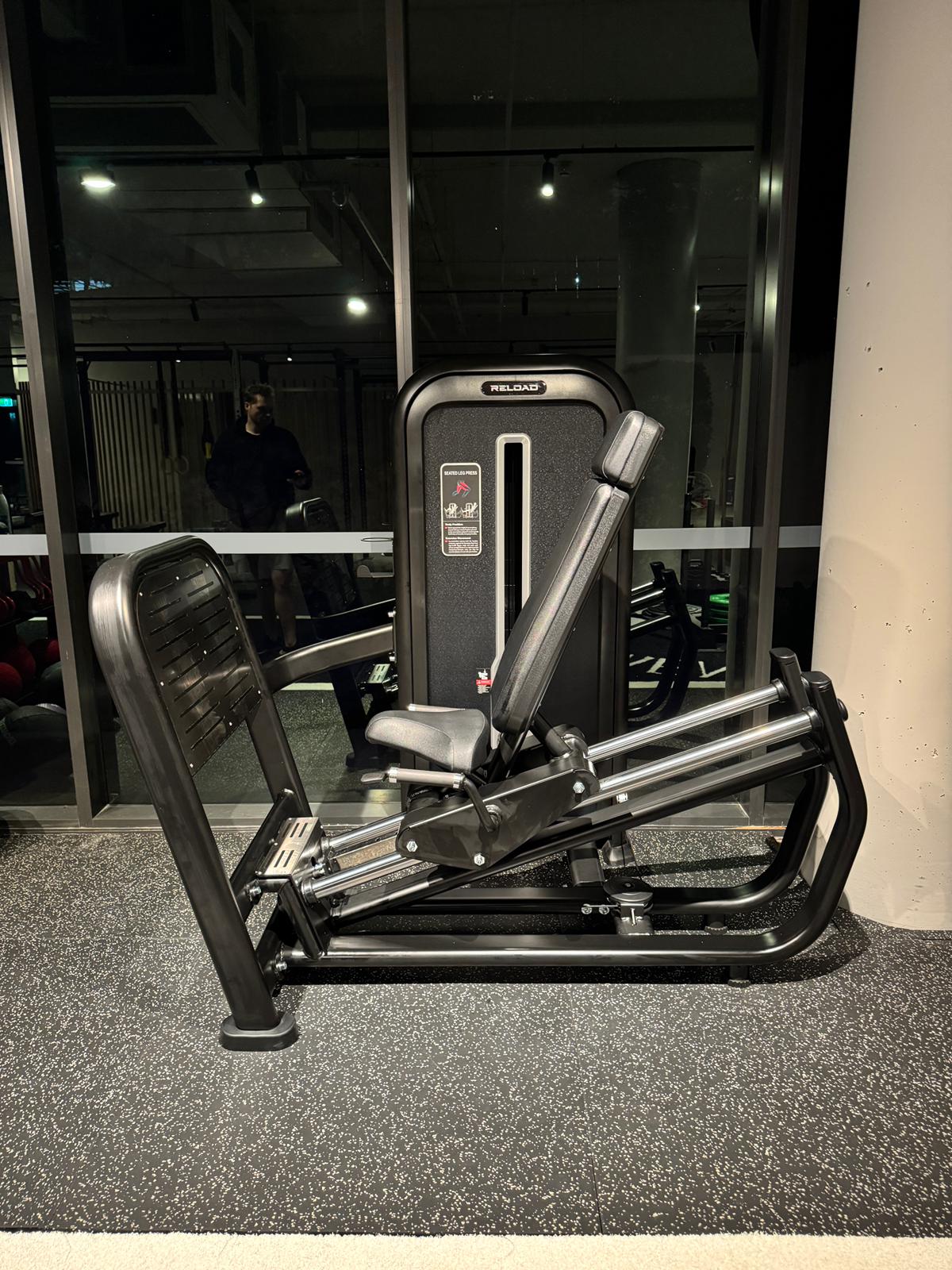 Leg Press Pin Loaded Machine [T-MAX Series] matte black