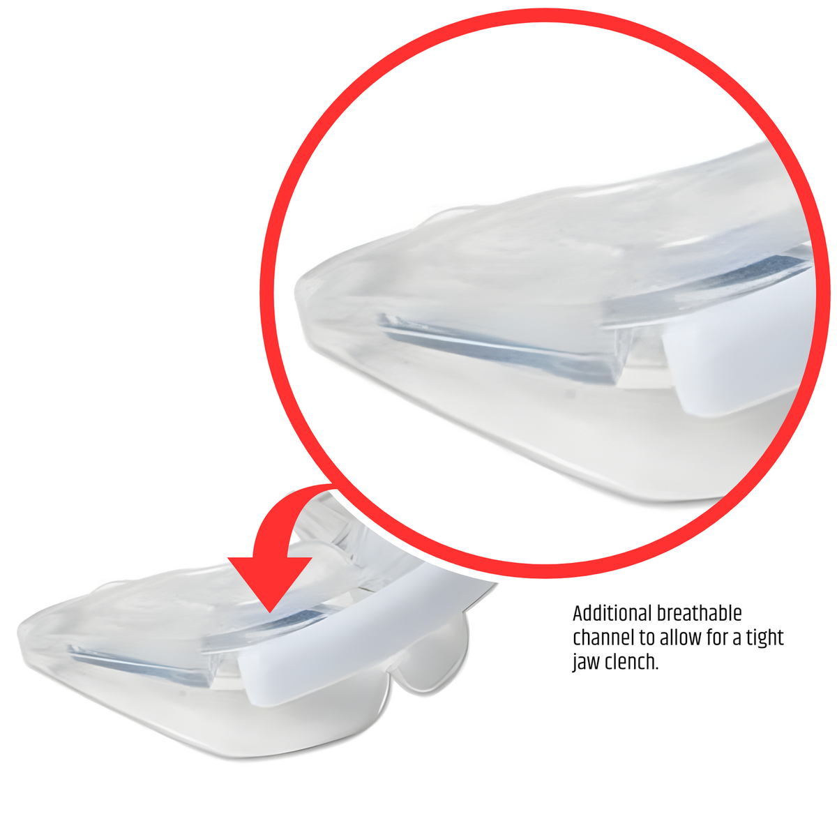 Morgan Dual adult mouth guard, alternate view