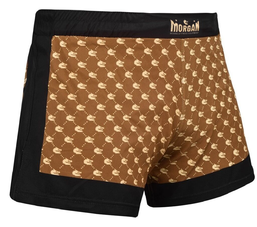 Morgan 1918 Heritage MMA Shorts - High Cut Close up shot