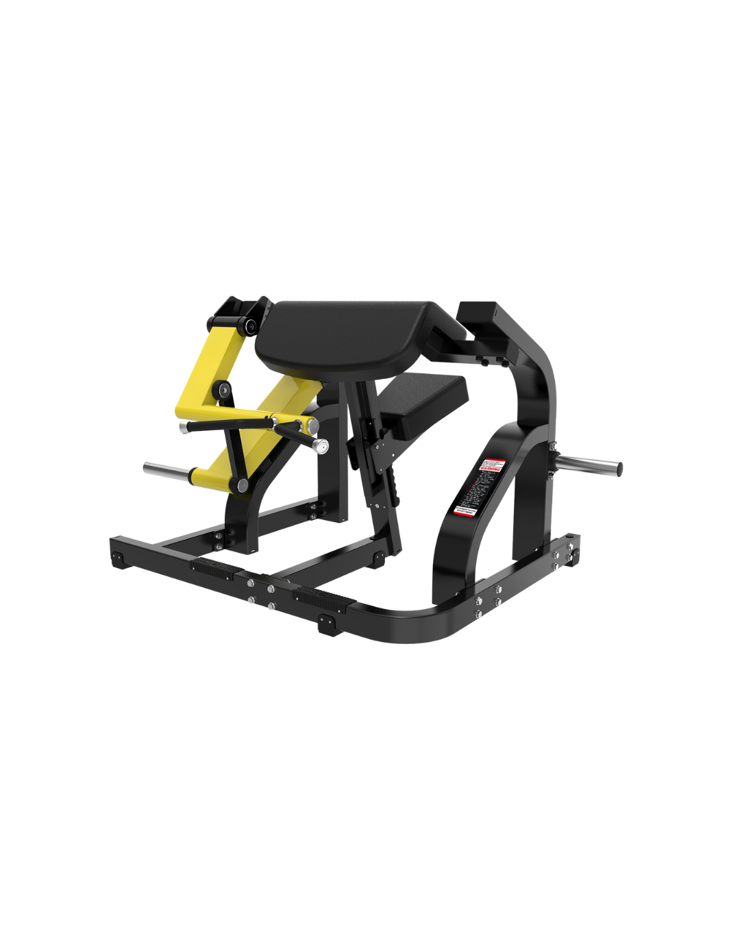 Side View of Nova Bicep Curl Machine with Angled Pad and Handles