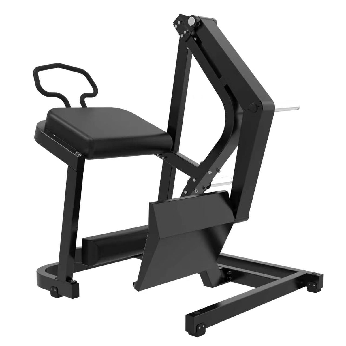 Nova Series Rear Kick Back Machine - Plate Loaded Glute Machine - All Matte Black Colour