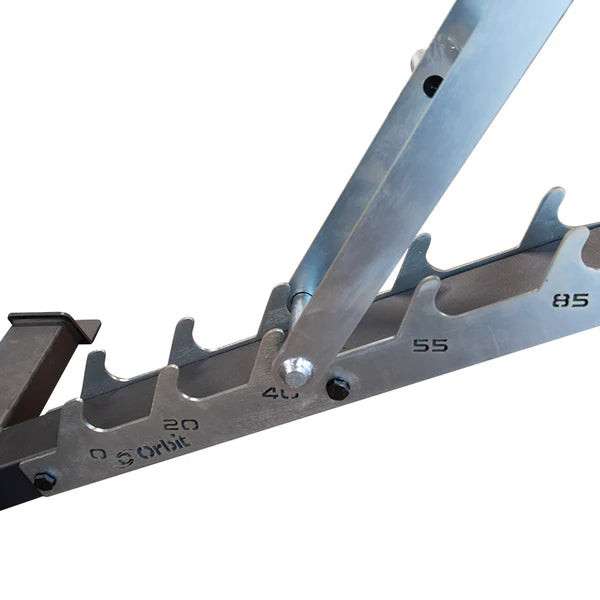 robust adjustable strength bench with transport wheels