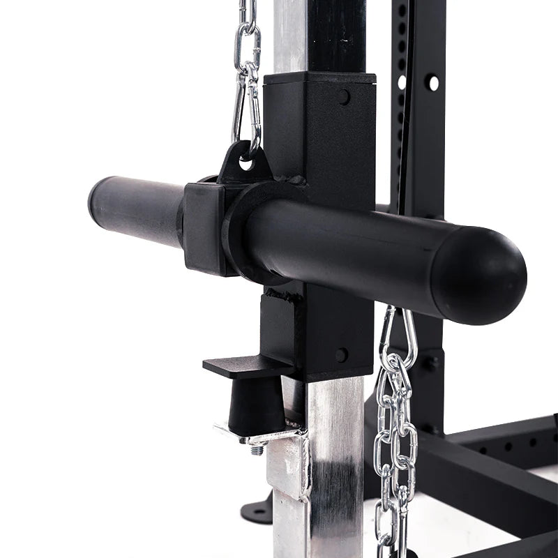 Power cage lat pulldown attachment
