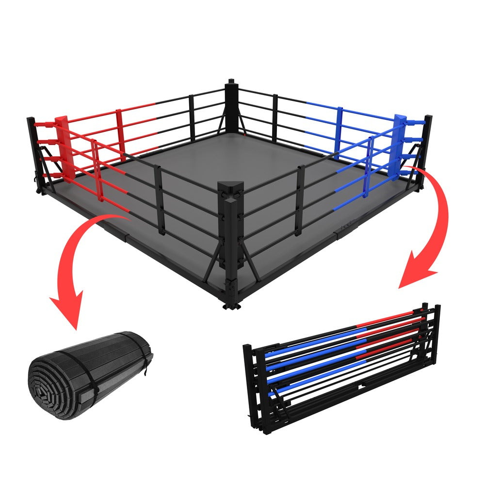 Portable boxing ring for gym or studio training

