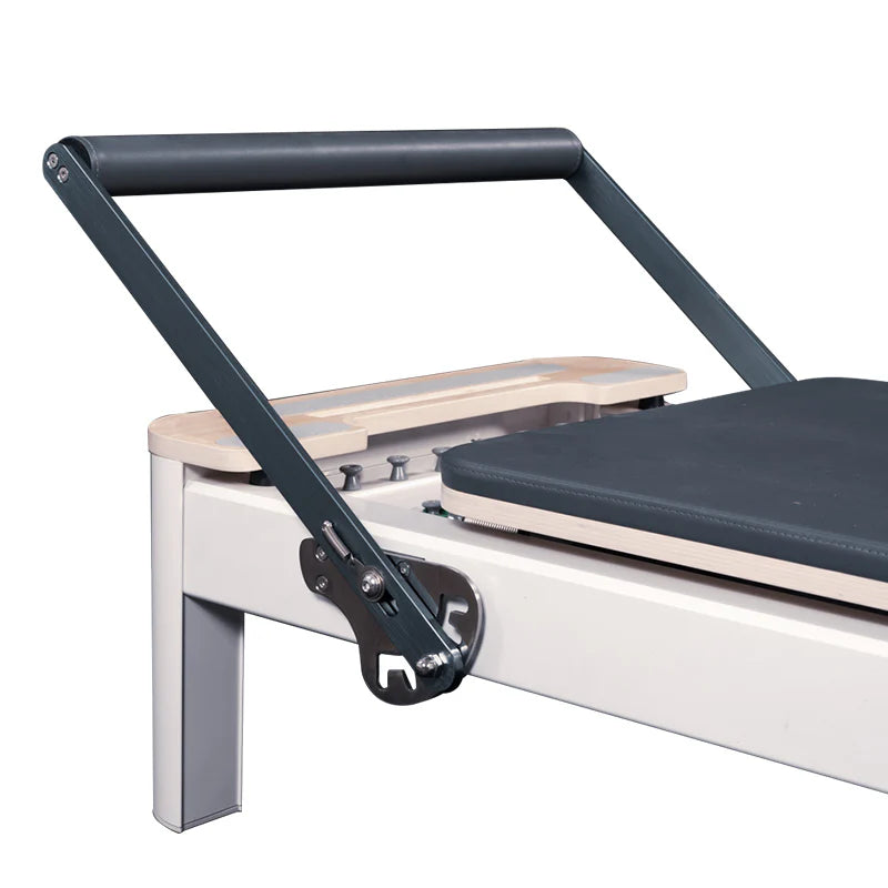 Elite Aluminium Pilates Reformer + Jump &amp; Sitting Boards Close Up