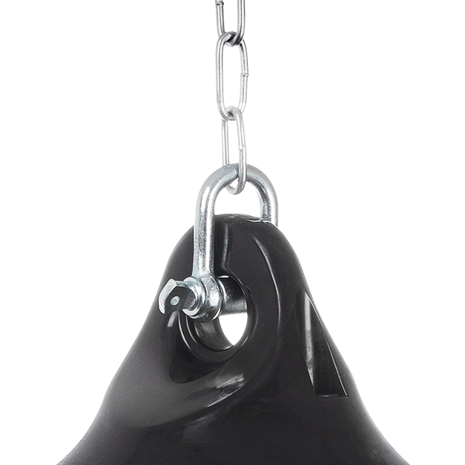 Onyx 18-inch water-filled punching bag hanging in a home gym

