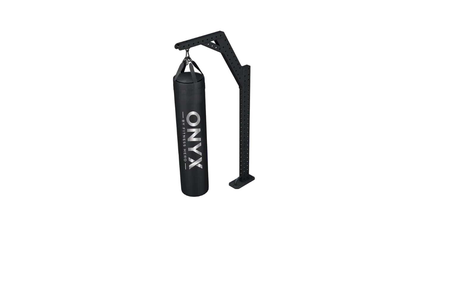 Adjustable heavy-duty punch bag hanger single or double sided gym frame