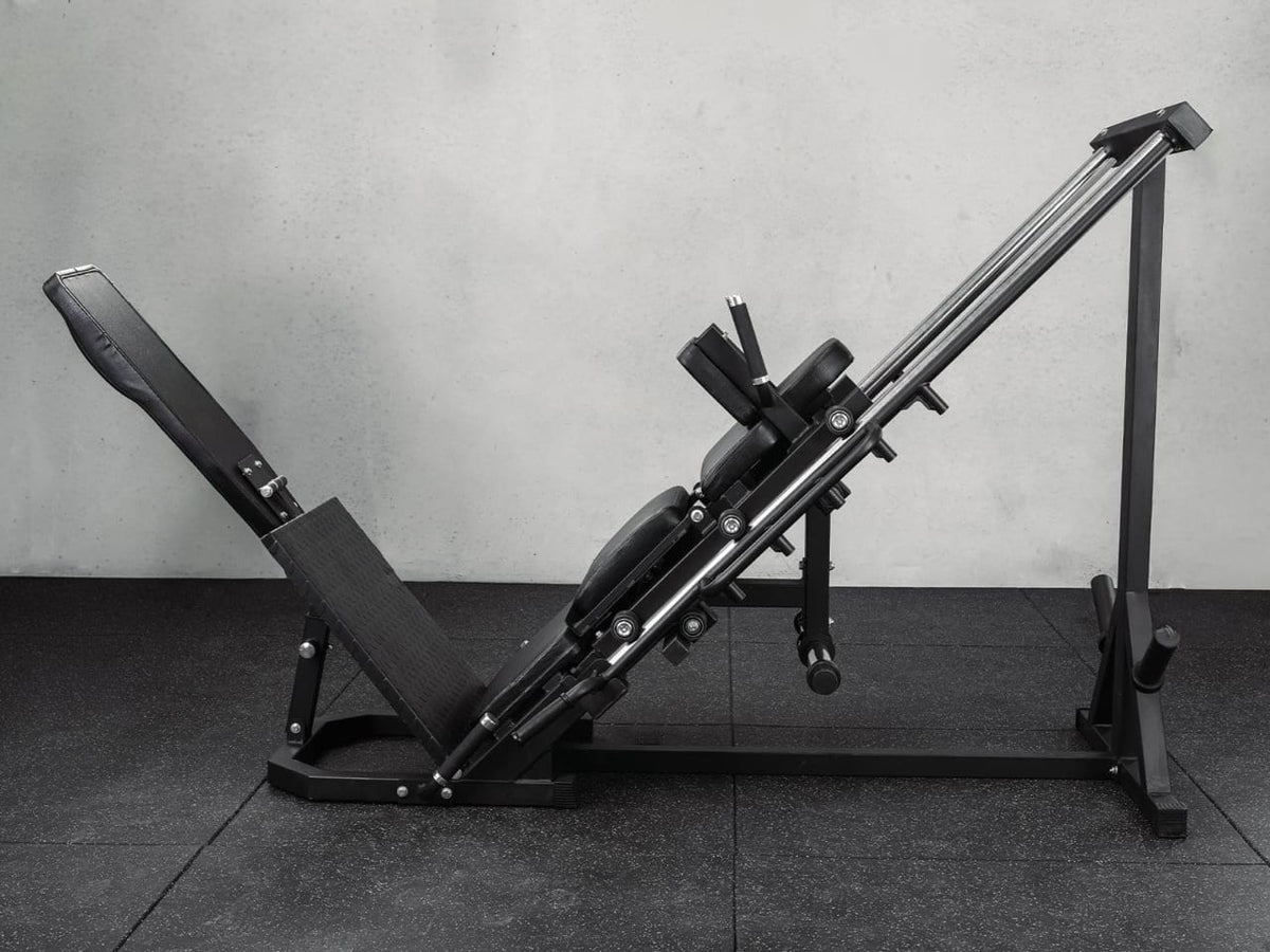 Reload V2 Dual Leg Press &amp; Hack Squat Combo heavy duty strength machine Side View