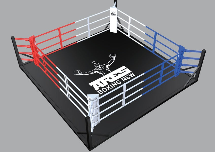 Custom Foldable Boxing ring - Available in 4m + 5m