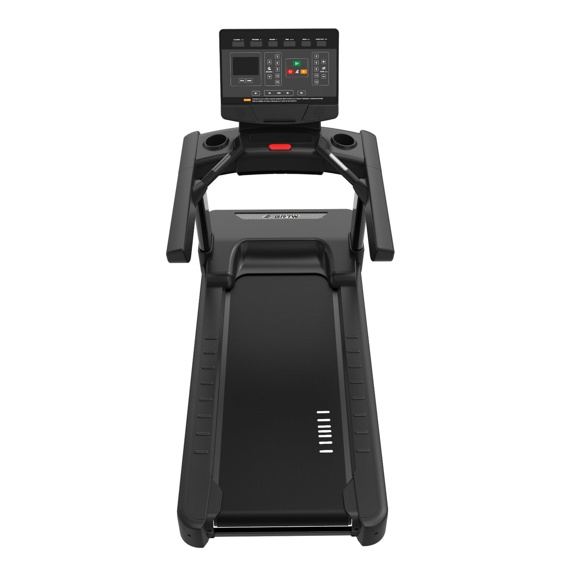 Reload Pro TT-X18 Commercial Treadmill, front view showing running deck and console