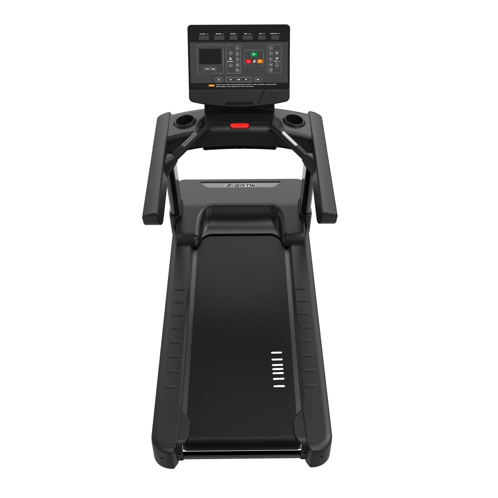Reload Pro TT-X18 Commercial Treadmill, front angled view