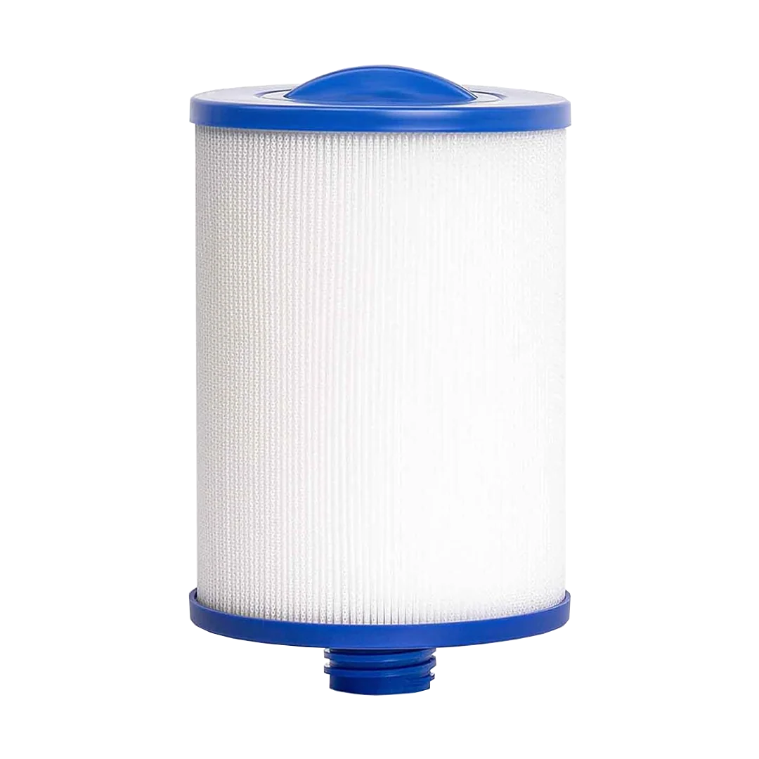 PLFPWW50P3 screw-in spa and ice bath filter cartridge with white pleated body